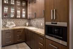 Unionlands Cabinetry Modern Kitchen Furniture Plywood Timber Veneer Slab Panel With Granite Countertop