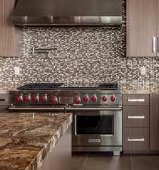 Unionlands Cabinetry Modern Kitchen Furniture Plywood Timber Veneer Slab Panel With Granite Countertop