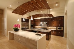 Unionlands Cabinetry Linear Shape Shaker Panel Timber Veneer Kitchen Large Storage Cabinets With Double Islands Cabinet