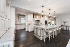 Unionlands Cabinetry Solid Wood Painted Kitchen Cabinet Raised Panel With Black Wiped Glaze Giving an Aged and Antiqued Appearance