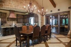 Unionlands Cabinetry Raised Panel Applied Molding Stain Kitchen Cabinets With Granite Benchtop Island for Builders and Designer Factory Price