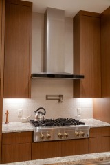 Unionlands Cabinetry Modular Kitchen Cabinets Modern Melamine Finish MDF Slab Panel Handleless Tip-on Push Open Door