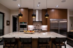 Unionlands Cabinetry Modular Kitchen Cabinets Modern Melamine Finish MDF Slab Panel Handleless Tip-on Push Open Door