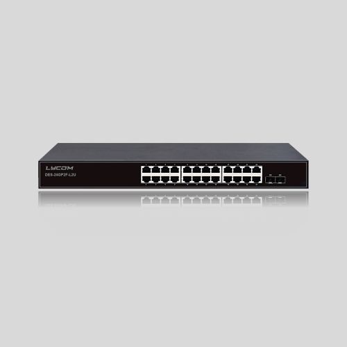 Lycom Switches DES-24GP2F-L2U（24GE POE+2GE SFP-Unmanaged）