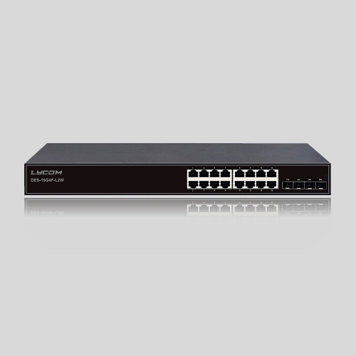 Lycom Switches DES-16G4F-L2W（16GE+4GE SFP-web）