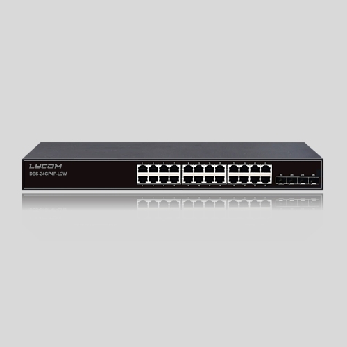 Lycom Switches DES-24GP4F-L2W（24GE POE+4GE SFP-web）