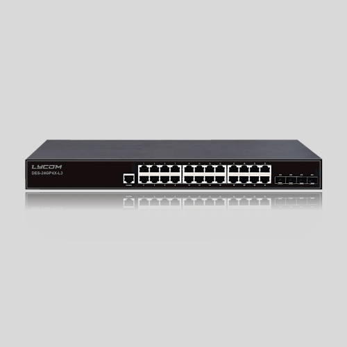 Lycom Switches DES-24GP4X-L3（24GE POE+4*10GE SFP+）