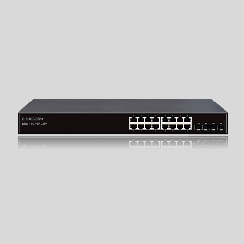 Lycom Switches DES-16GP4F-L2W（16GE POE+4GE SFP-web）