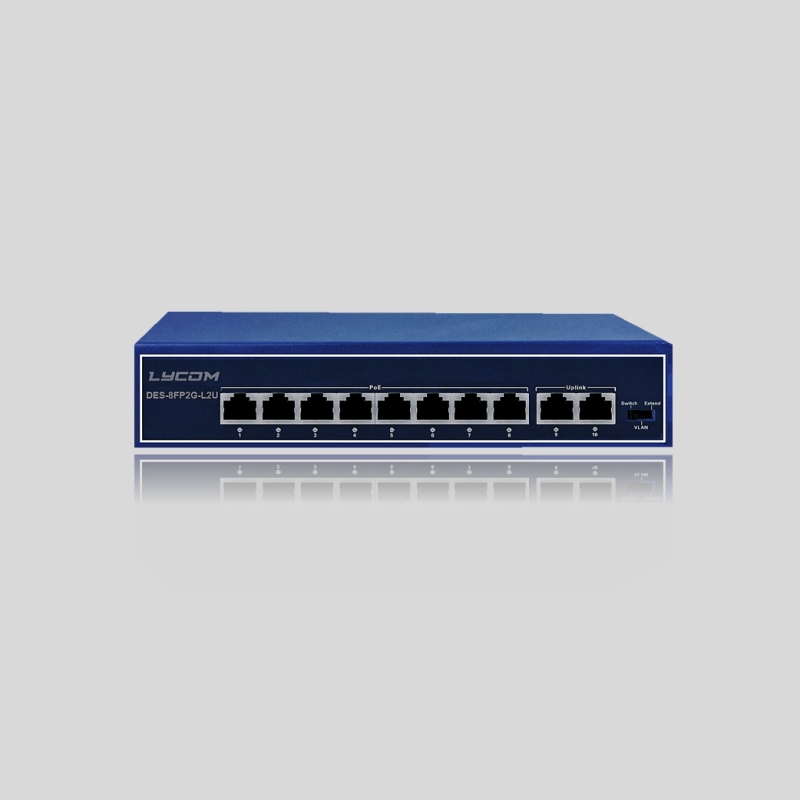 Lycom Switches DES-8FP2G-L2U（8FE POE+2GE-Unmanaged）