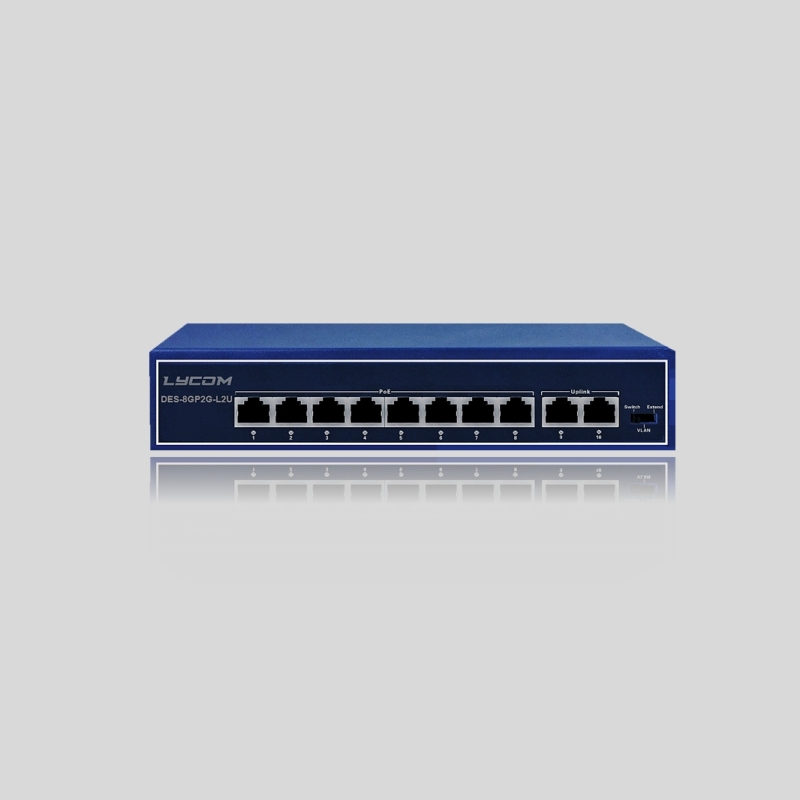 Lycom Switches DES-8GP2G-L2U（8GE POE+2GE-Unmanaged）