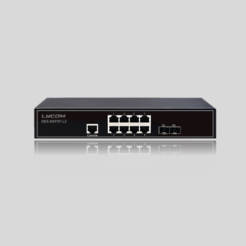 Lycom Switches DES-8GP2F-L2（8GE POE+2GE SFP）