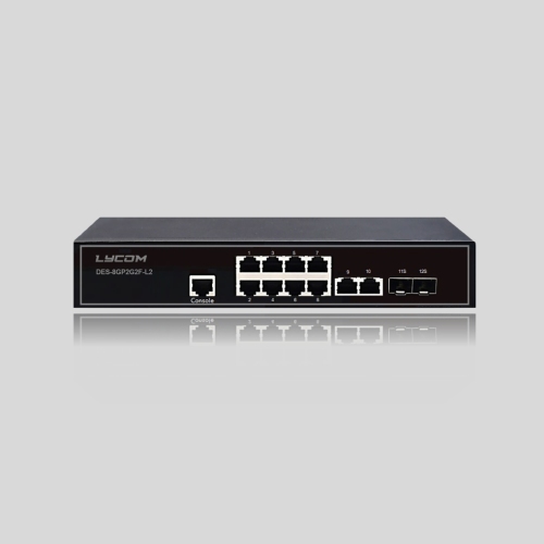 Lycom Switches DES-8GP2G2F-L2（8GE POE+2GE+2GE SFP）