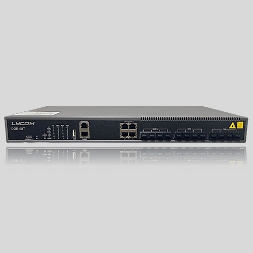 GPON OLT DGB-08T（8*GPON+4*10GE SFP+4GE）