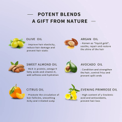 Lightweight Argan Hair Perfume Smoothing Oil Serum