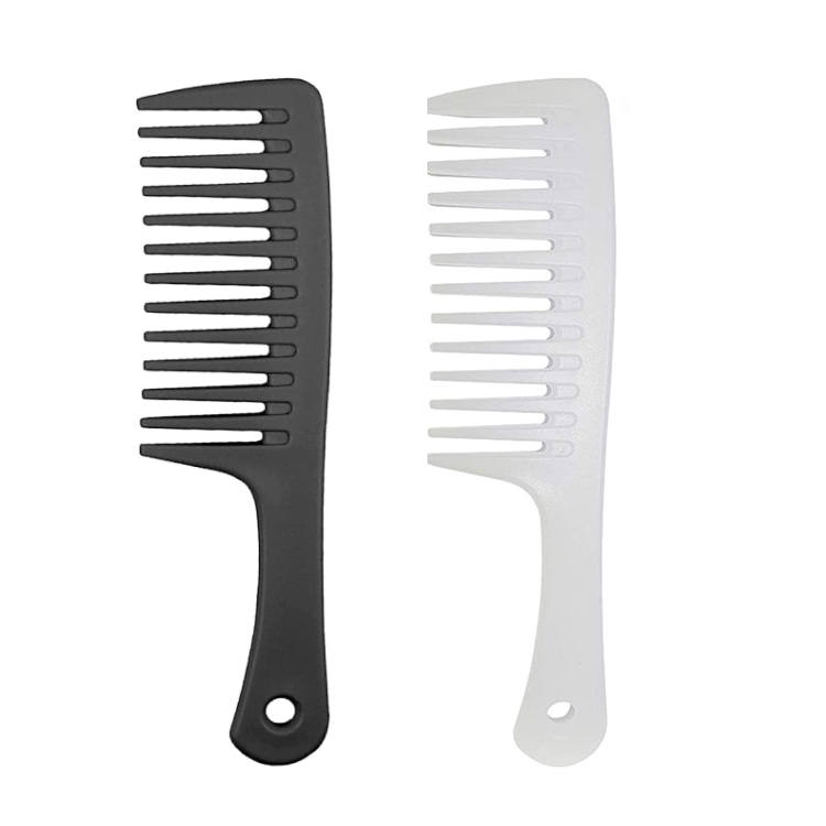 Matte Plastic Wide Tooth Hair Comb