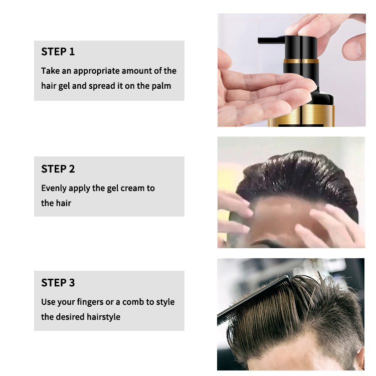 Extra Strong Hold Hair Gel For Man