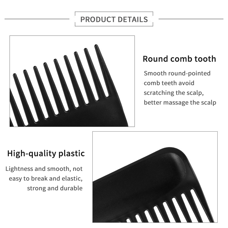 Black Large Hair Detangling Comb