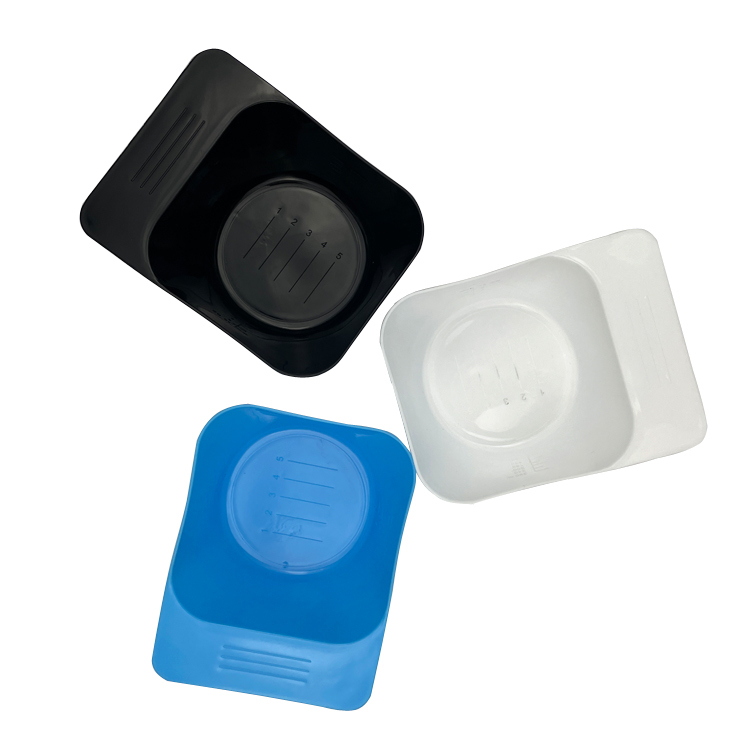 Square Hair Dyeing Plastic Tint Bowl