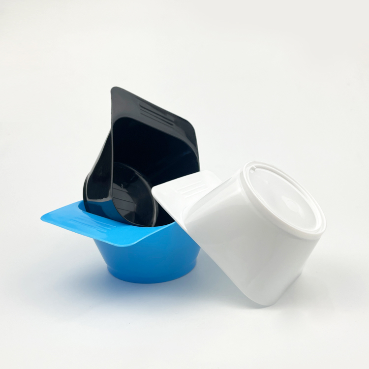 Square Hair Dyeing Plastic Tint Bowl