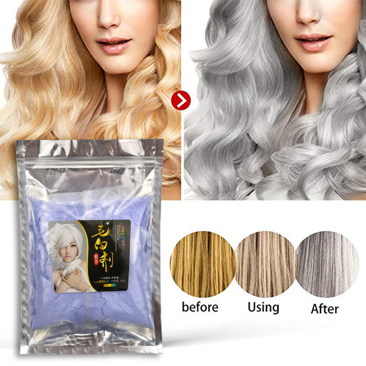 Permanent Blue Bleach Powder For Hair