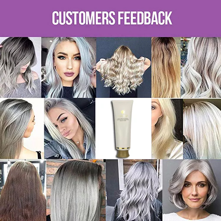 Permanent Blue Bleach Powder For Hair
