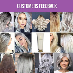 Permanent Blue Bleach Powder For Hair