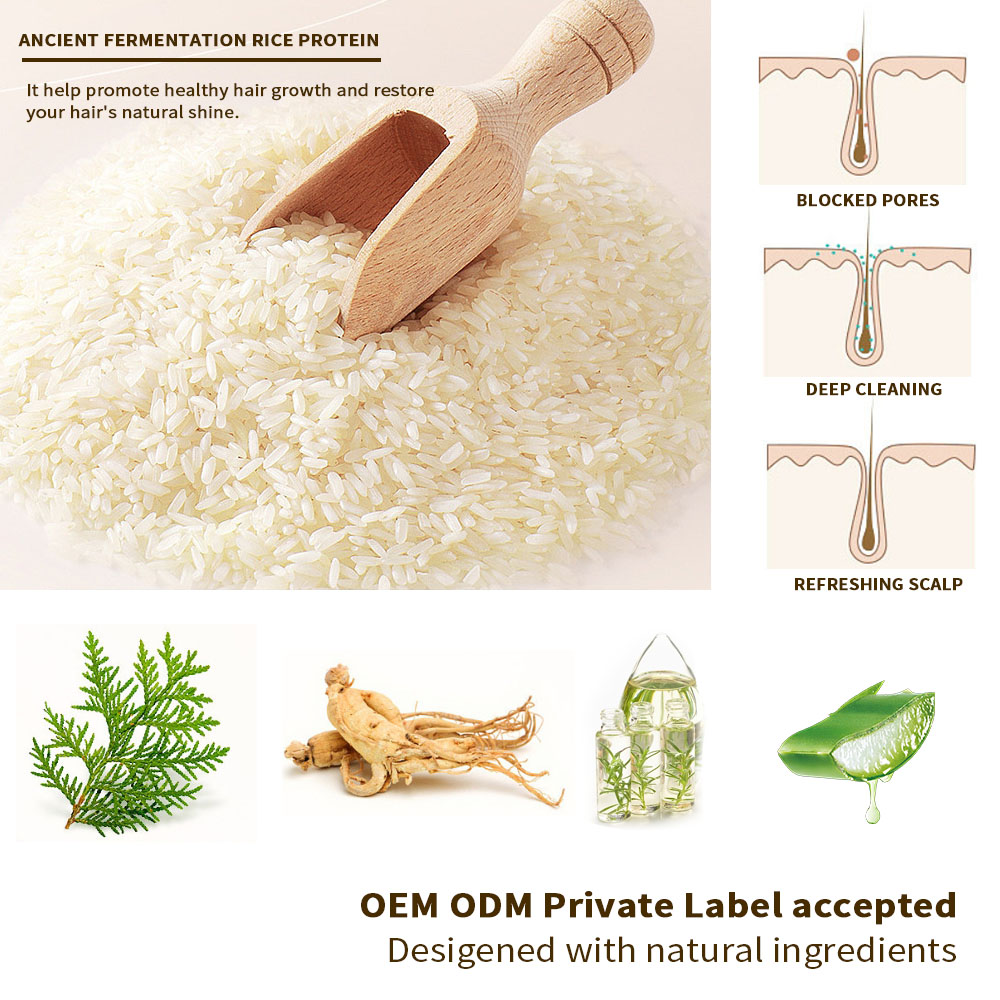 Hair Growth Rice Water Shampoo and Conditioner