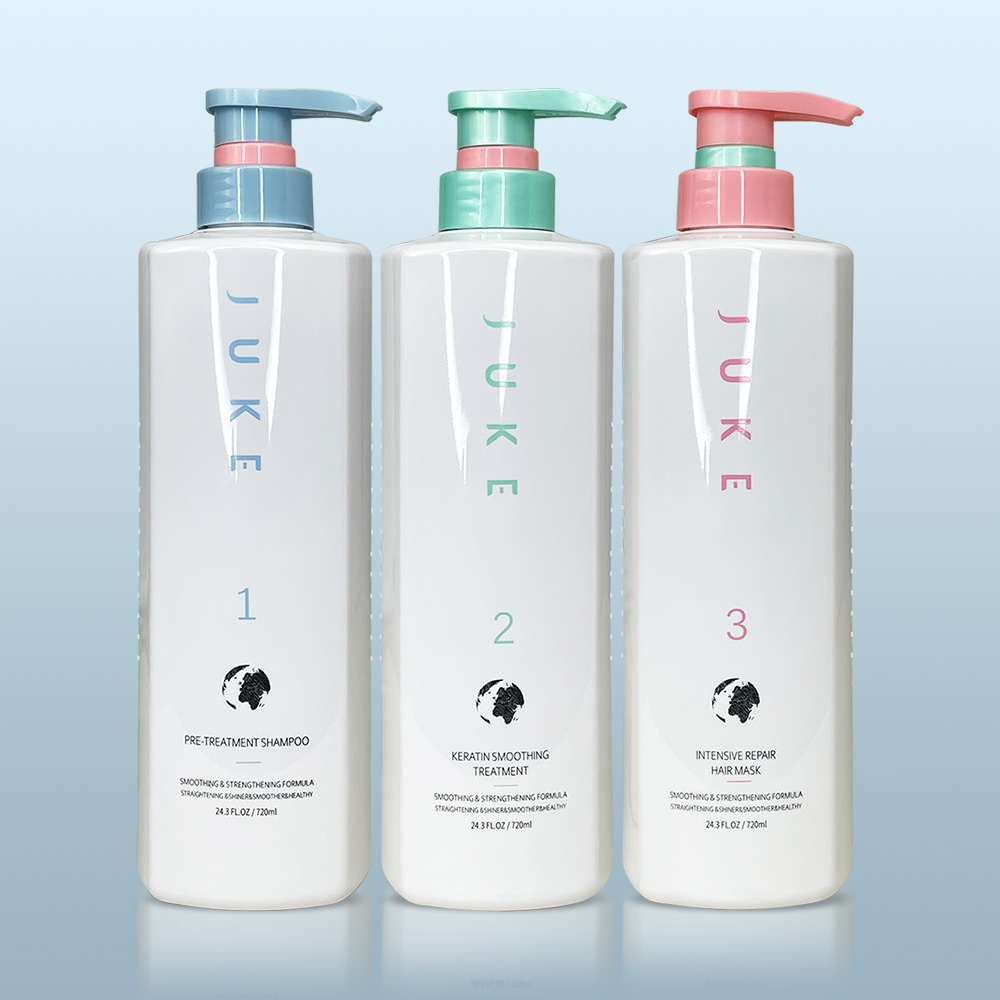Professional Brazilian Keratin Hair Smoothing Treatment Organic Best Blowout Straightening System for Dry and Damaged Hair