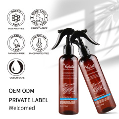 Private label argan oil hair perfume fragrance heat protection leave in detangling spray conditioner for curly hair