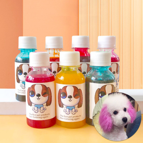 Private Label Permanent Dog Hair Dye 20 Colors Safely Pet Bright Color Dye Used by Grooming Salons for Dogs