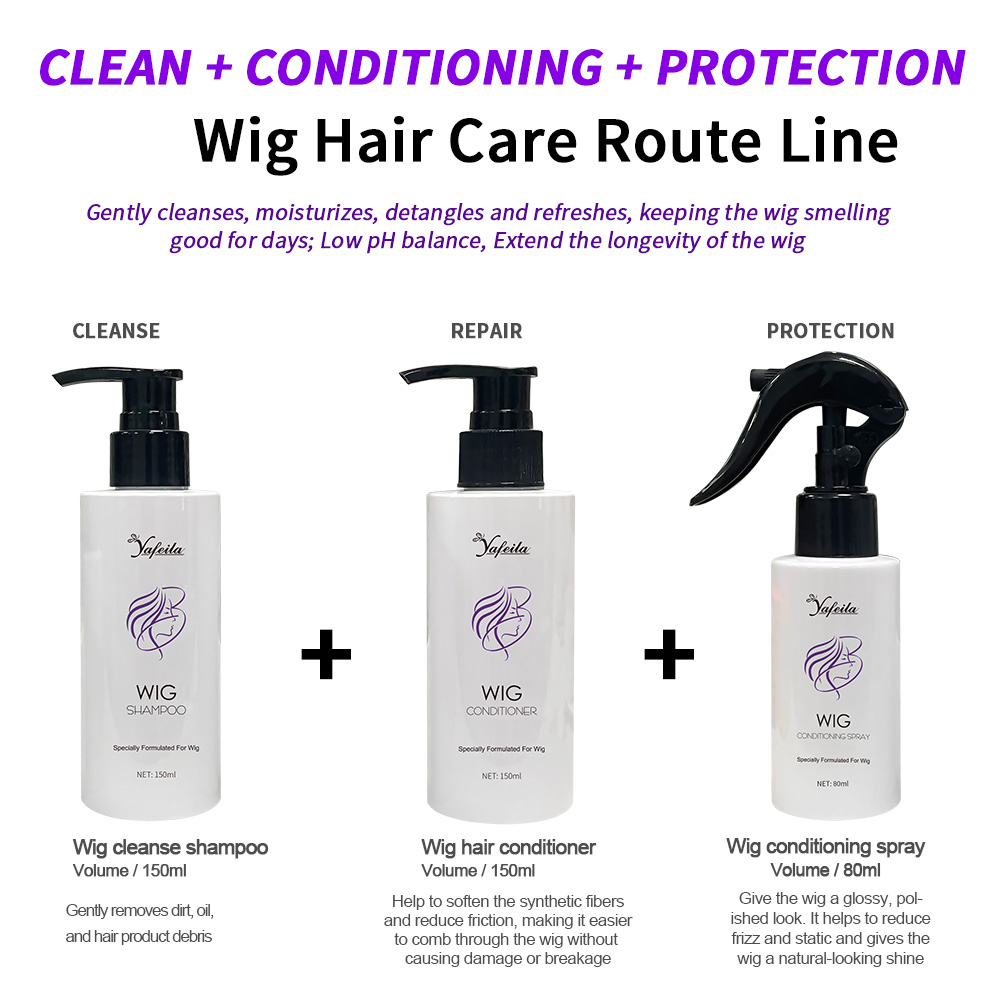 Synthetic Wig Care Shampoo & Conditioner Set