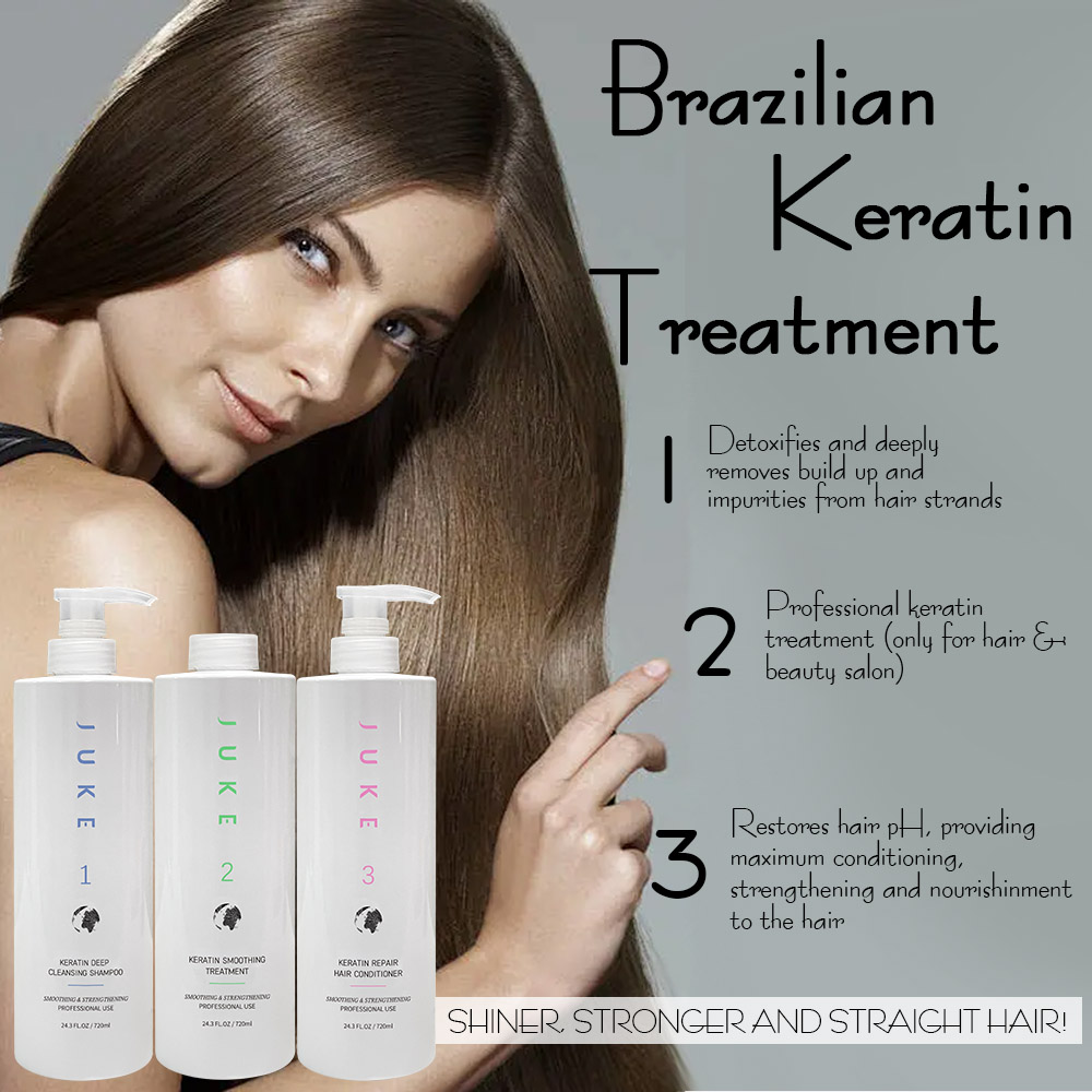 Salon Professional Keratin Hair Straightening Treatment Kit