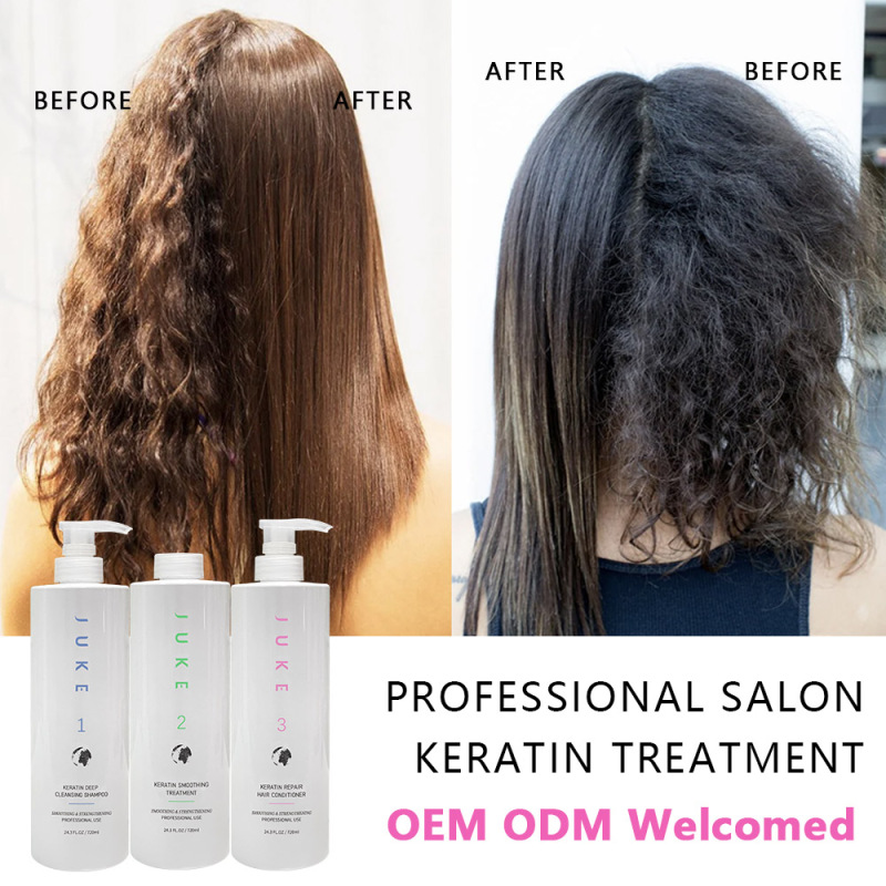 Salon Professional Keratin Hair Straightening Treatment Kit