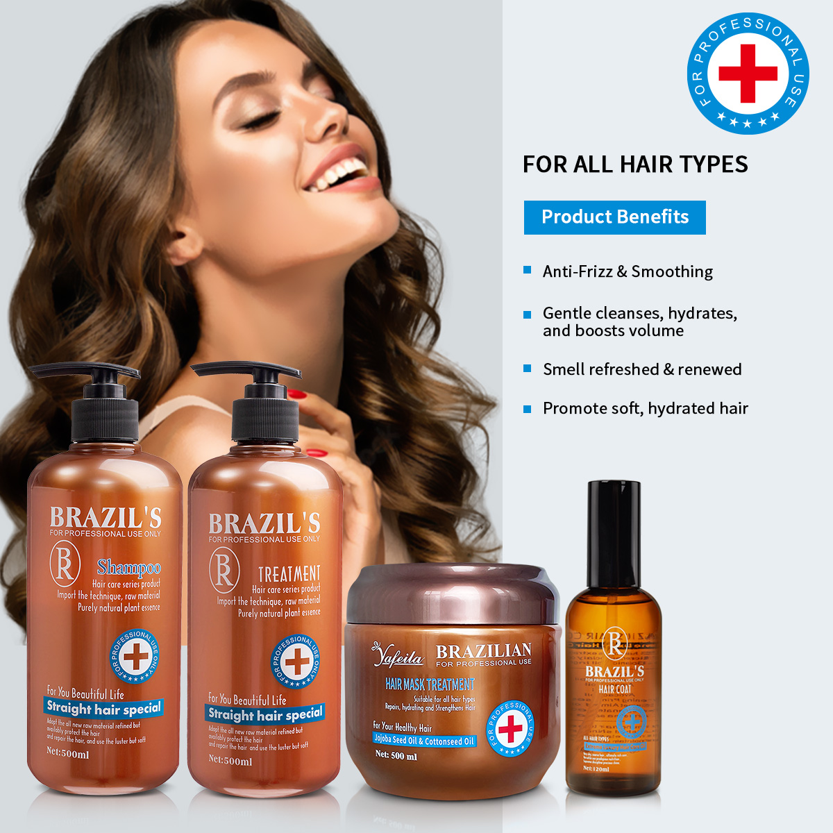 Brazil's Protein Hair Conditioning Heat Protectant Spray