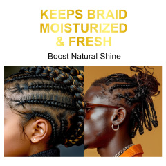Custom Label Oil Sheen Spray For Braids, Refreshing, Moisturizing, Soothes Itching, Extra Shine