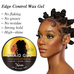 Extreme Hold Braid Gel for Braids, Locks, Twists, Cornrows, Smooths & Tames Frizz