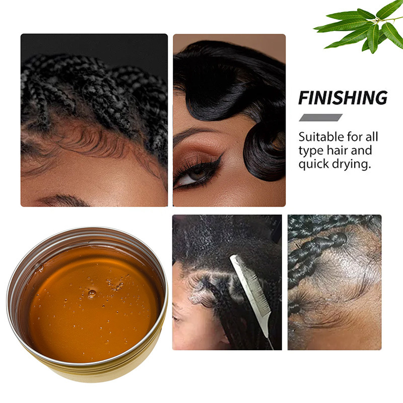 Extreme Hold Braid Gel for Braids, Locks, Twists, Cornrows, Smooths & Tames Frizz