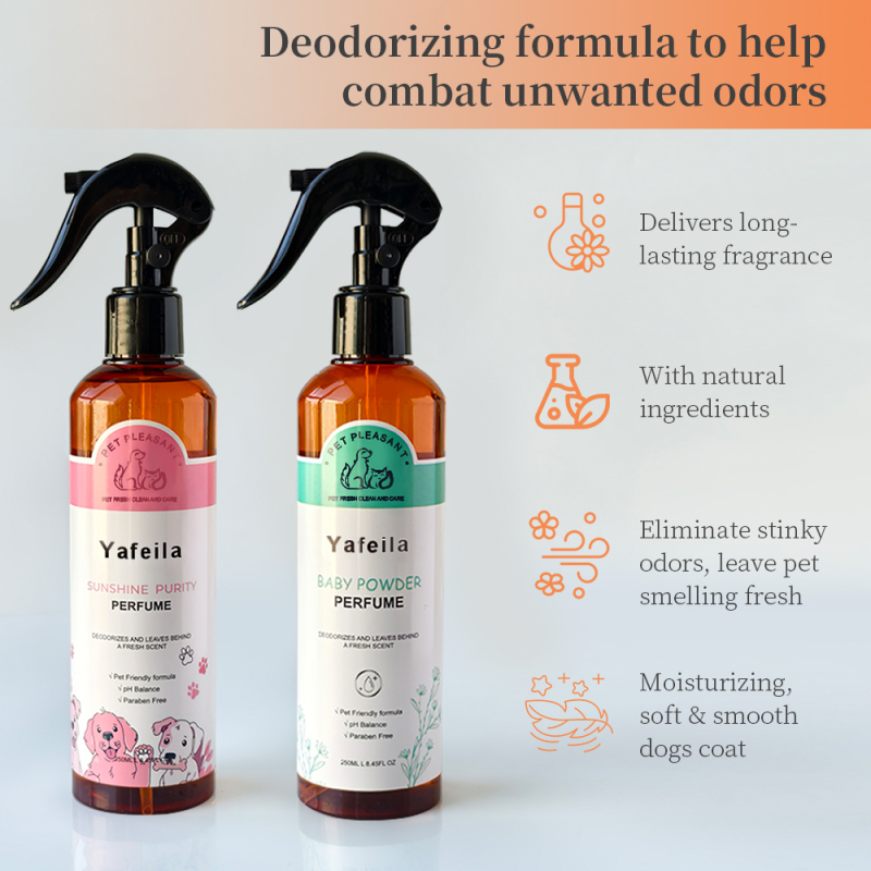 Yafeila Dog Deodorant Perfume Spray for Smelly Dogs
