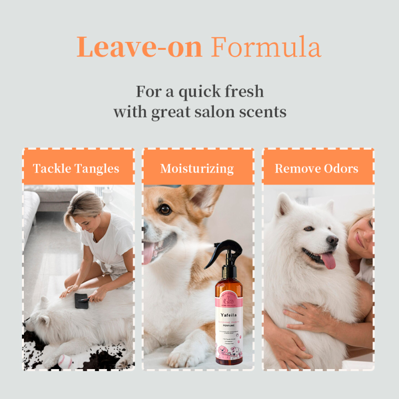 Yafeila Dog Deodorant Perfume Spray for Smelly Dogs
