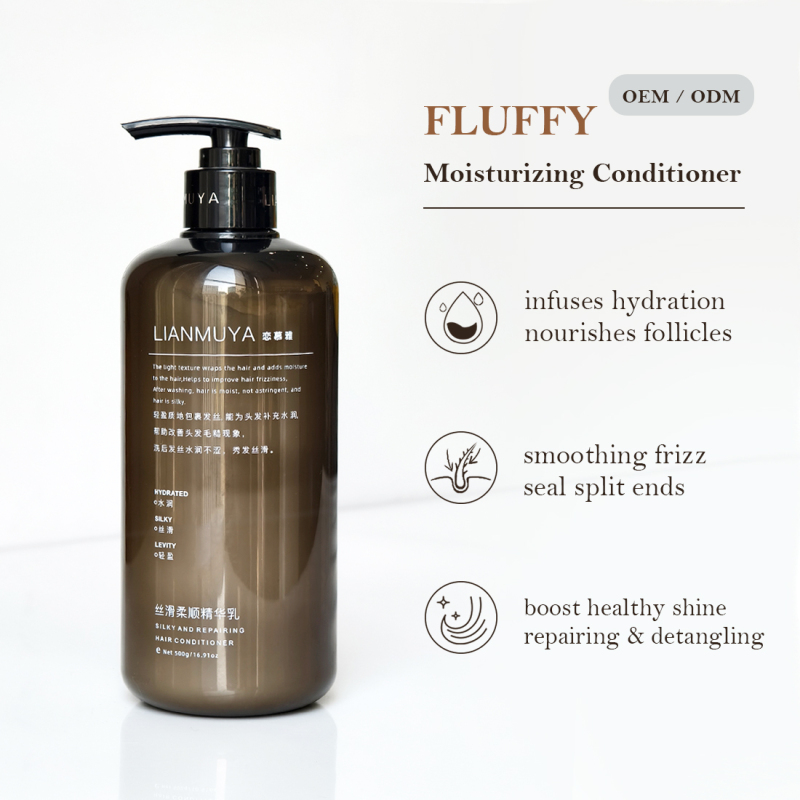 500ml Deep Cleansing Fluffy Shampoo and Conditioner