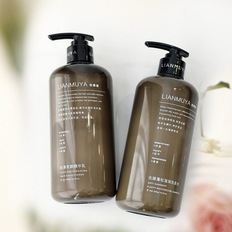 500ml Deep Cleansing Fluffy Shampoo and Conditioner