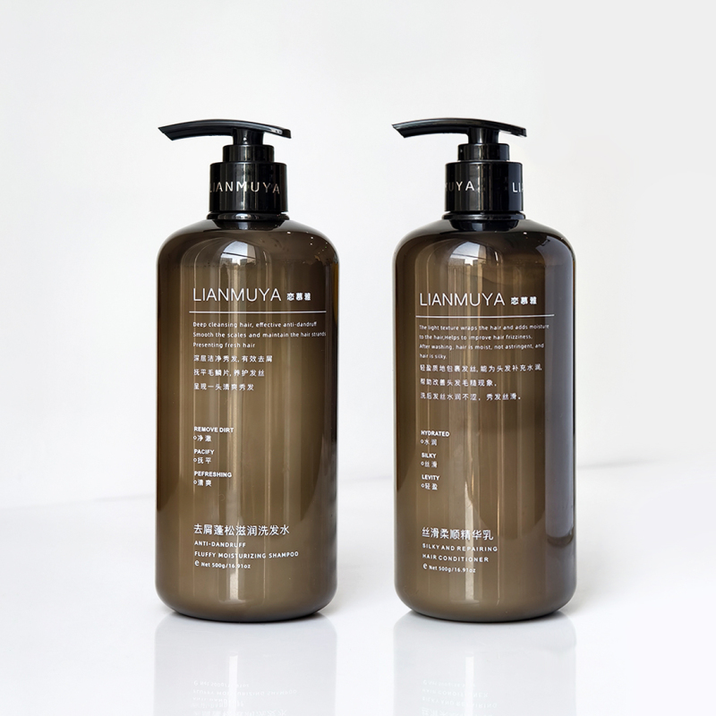 500ml Deep Cleansing Fluffy Shampoo and Conditioner