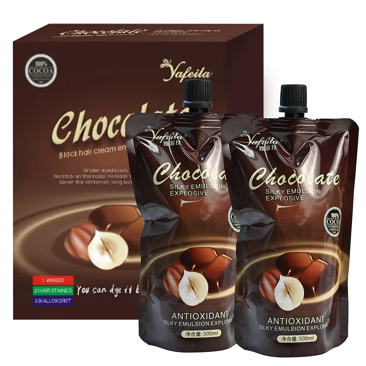  Transform Hair Color with Chocolate Black Oil Gel Dye! 