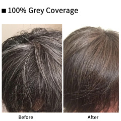 3 in 1 Natural Black Color Shampoo Hair Dye