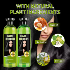 Organic Black Hair Color Gel for Women and Men