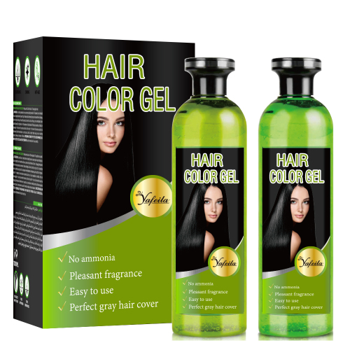 Organic Black Hair Color Gel for Women and Men