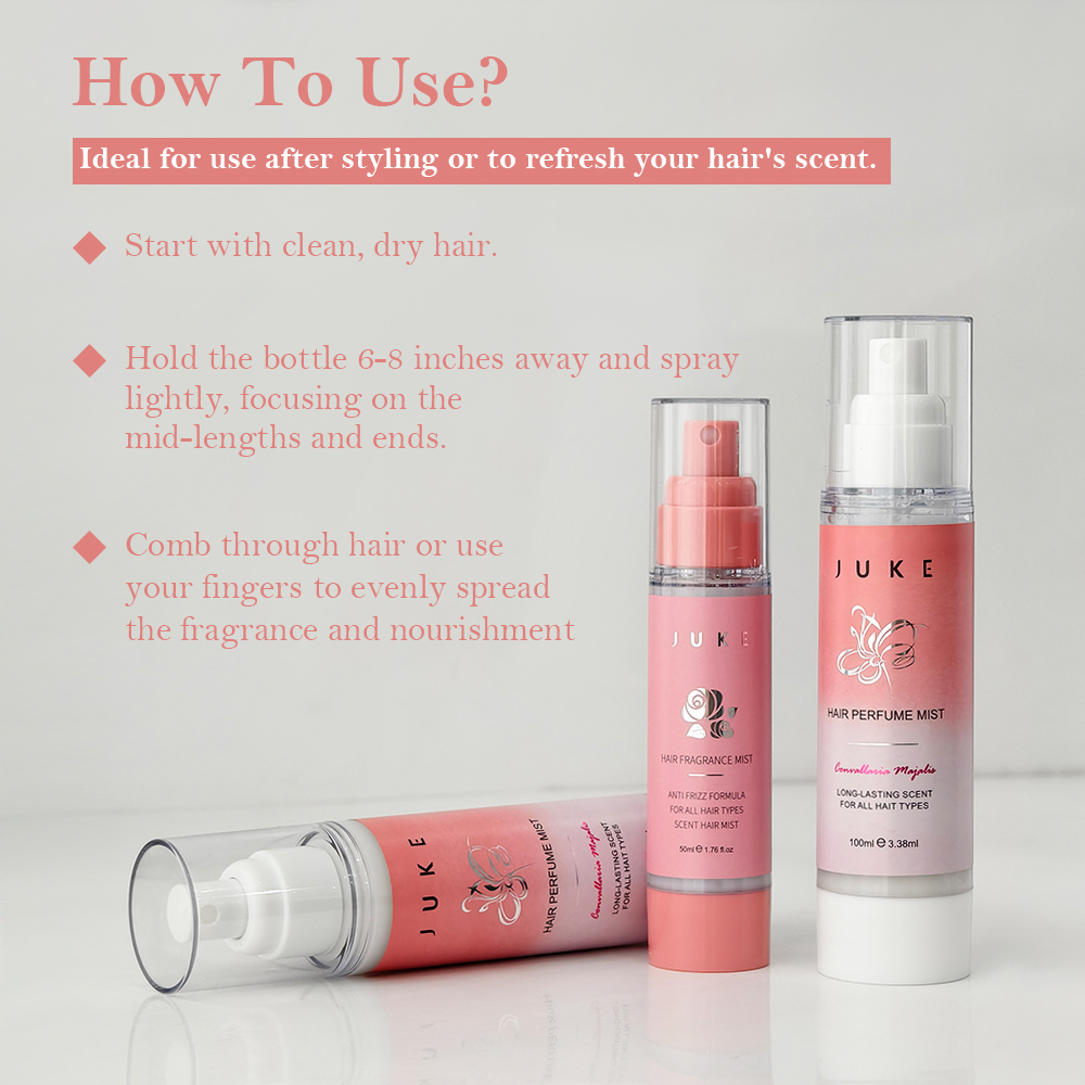 Juke 6 In 1 Organic Hair Perfume Mist Leave In Hair Care Spray