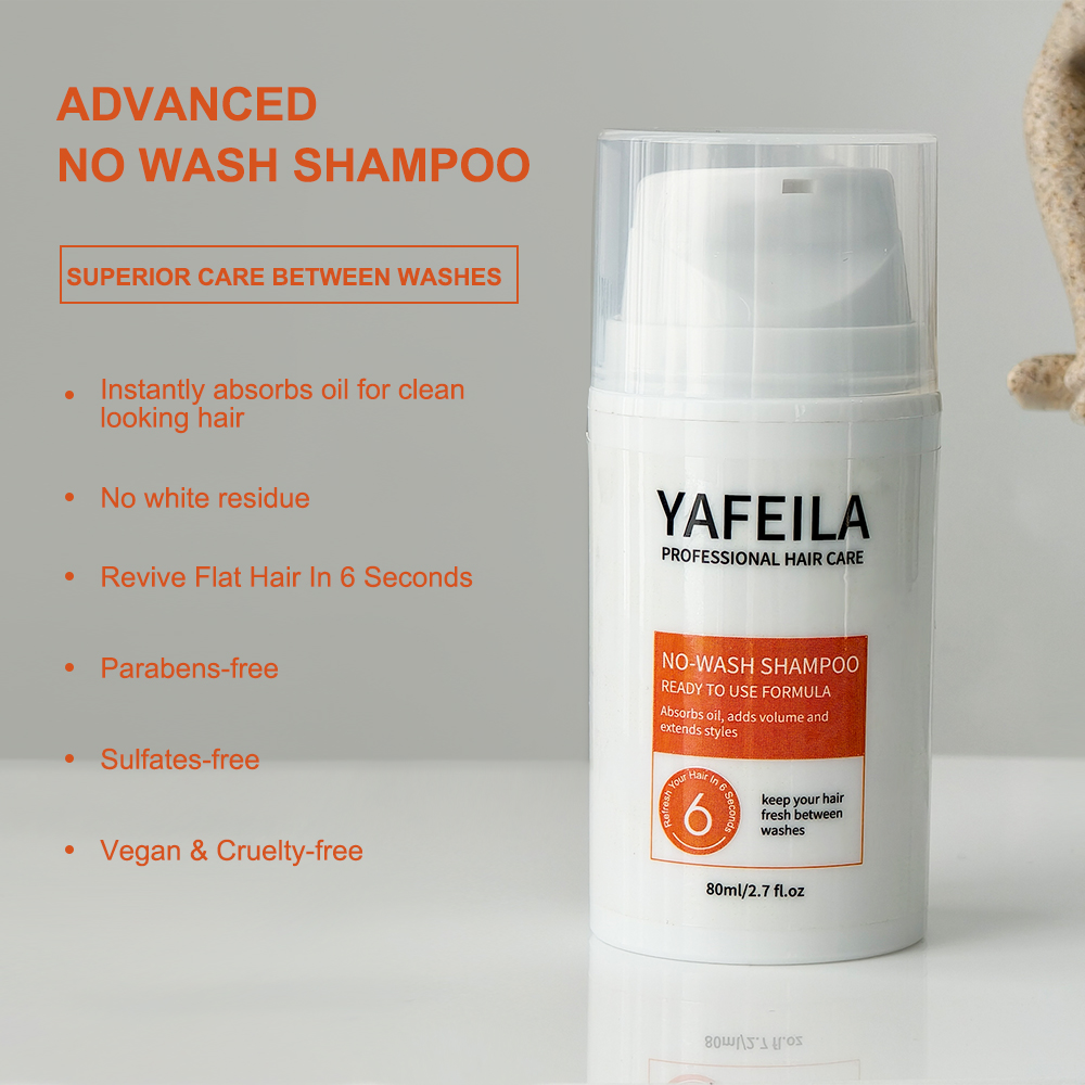 Advanced No-Wash Gel Shampoo Private Label Instantly Fresh Volumizing Hair Dry Shampoo
