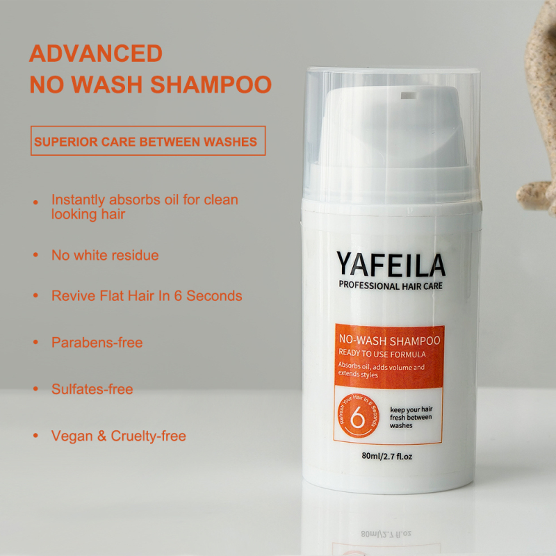 Advanced No-Wash Gel Shampoo Private Label Instantly Fresh Volumizing Hair Dry Shampoo