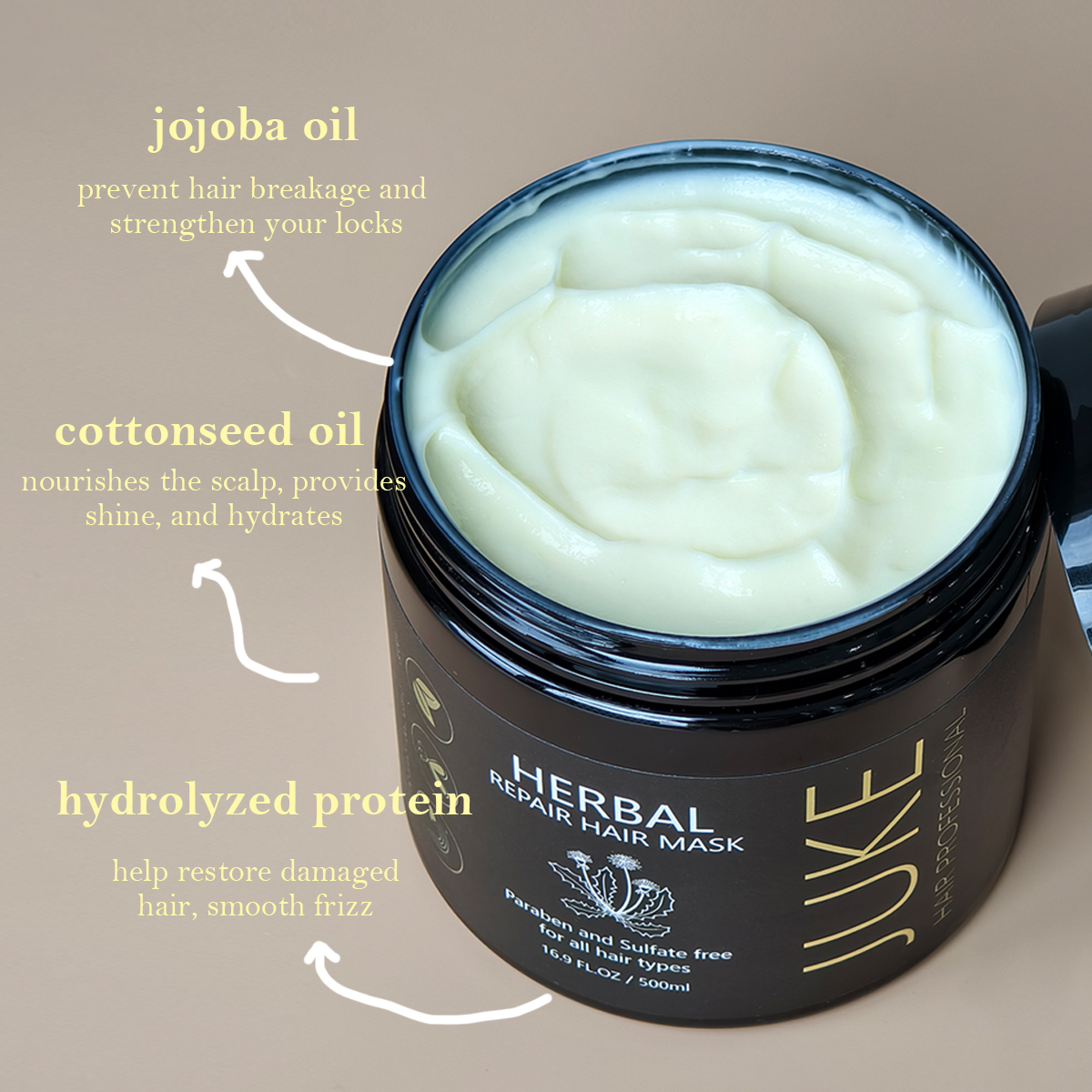 Natural Sulfate Free Herbal Strengthening Hair Care Set